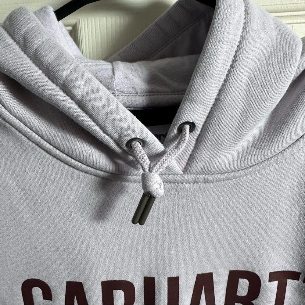 Women’s Carhartt Light Lilac Pullover Hoodie, size Medium - Picture 4 of 7